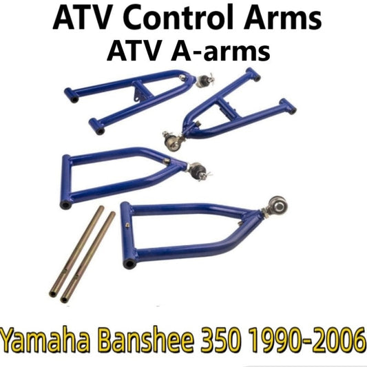 Factory Direct Wholesale – MOQ 20pcs 4pcs Yamaha Banshee 350  Front Upper and Lower Adjustable A-Arms Upper and Lower Ball Joints Included Reuses Stock Steel Bushings and Dust Caps-0
