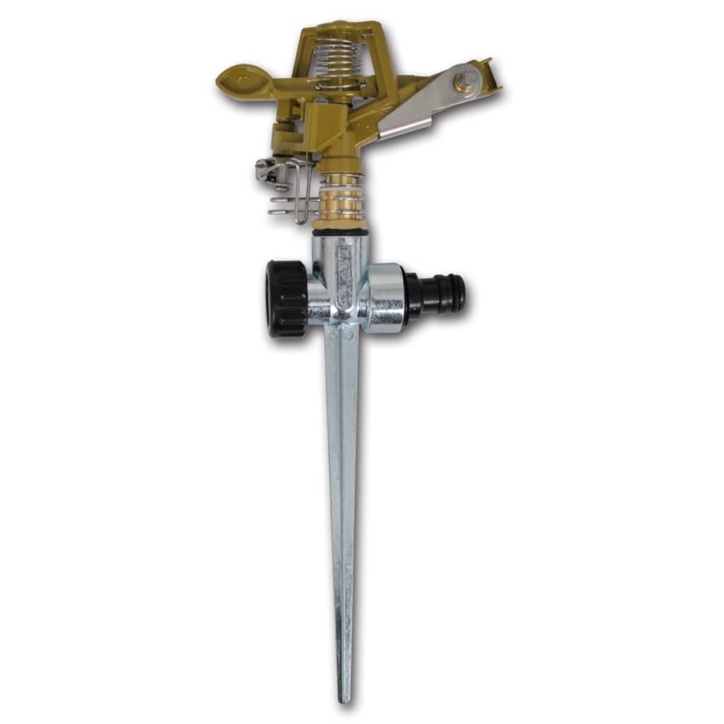 NNEVL Impulse Sprinklers Garden Watering Zinc Metal Spike 2 pcs-1