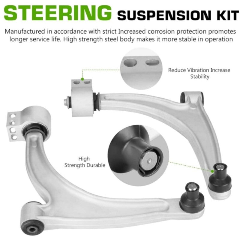Bulk Orders | Custom Colors | MOQ 20 Front Lower Control Arm Kit Suspension Fit for Chevrolet K620180 K620179 22730776 22730775-2