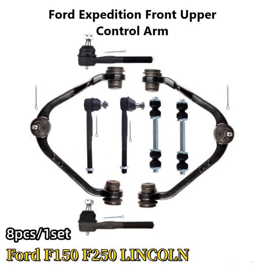 Bulk Orders | Custom Colors | MOQ 20 8PCS Ford Front Upper Control Arm for  FORD F150 K8726T K8728T 5L3Z3085B 5L3Z3084B with  w/Ball Joint + Sway Bars + Outer Tie Rods Suspension-0