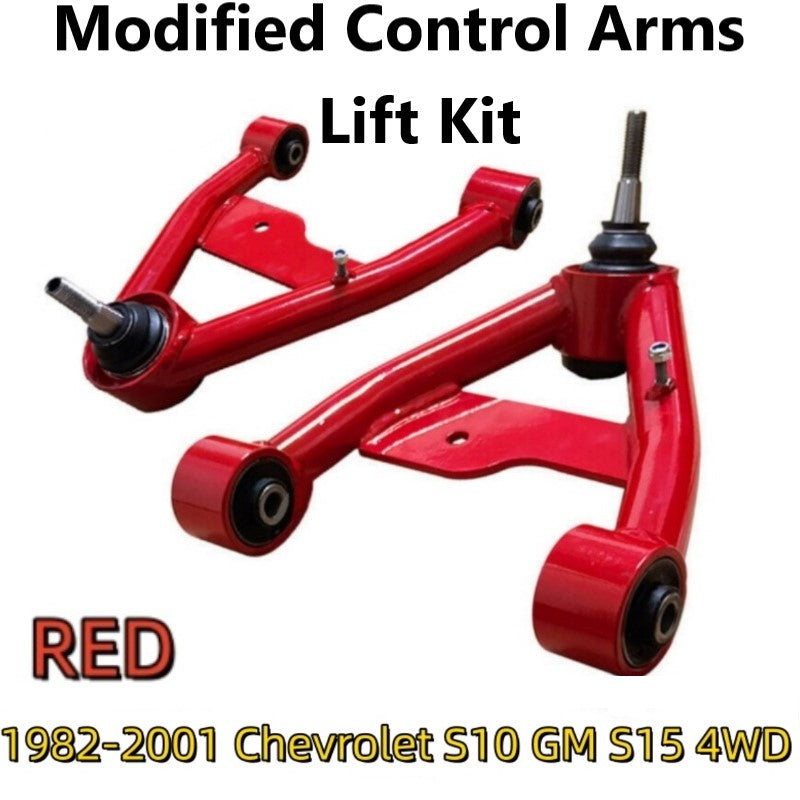 Bulk Orders | Custom Colors | MOQ 20 Front Upper Control Arms For 1982-2001 Chevy S10 GM S15 4WD w/Ball Joint Heavy Duty Tubular Suspension 2-4" Lift Leveling Kits-2