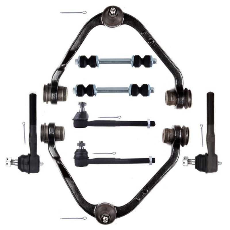 Bulk Orders | Custom Colors | MOQ 20 8PCS Ford Front Upper Control Arm for  FORD F150 K8726T K8728T 5L3Z3085B 5L3Z3084B with  w/Ball Joint + Sway Bars + Outer Tie Rods Suspension-3